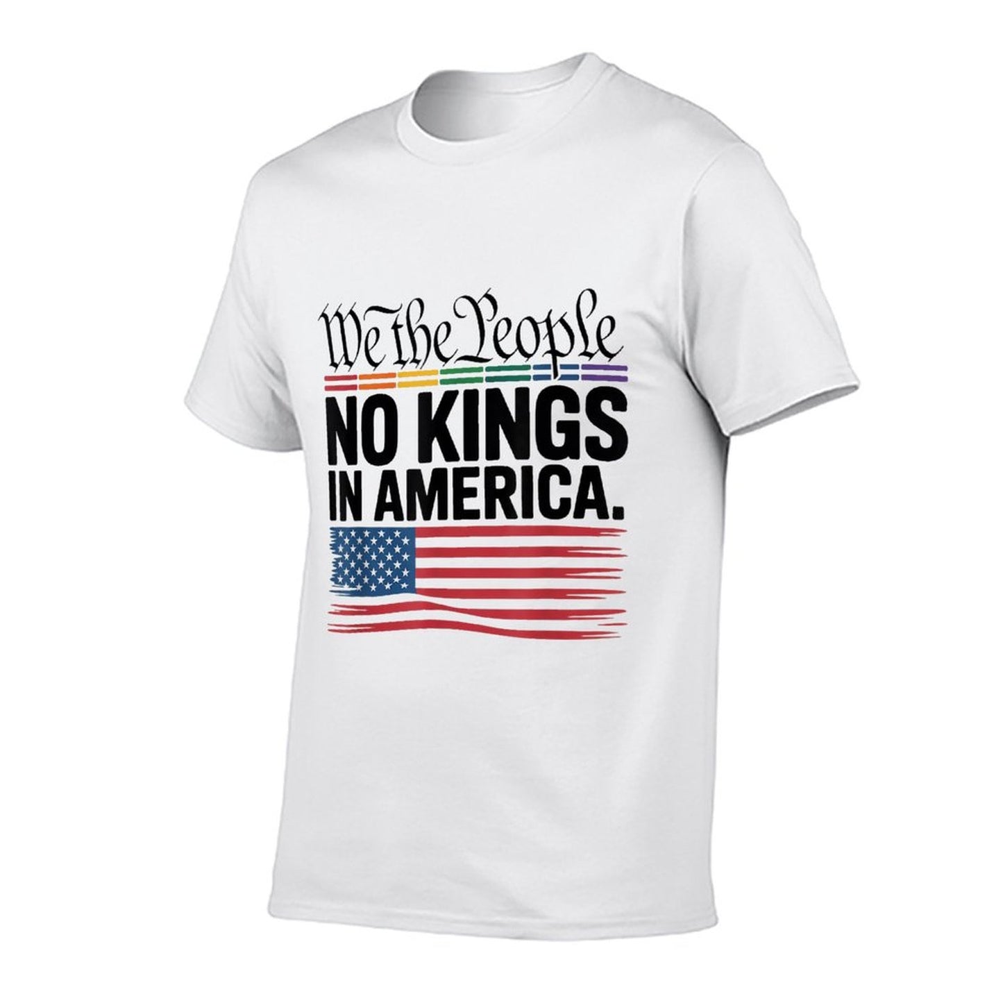 No Kings In America We The People Political Men Women Soft T-Shirt