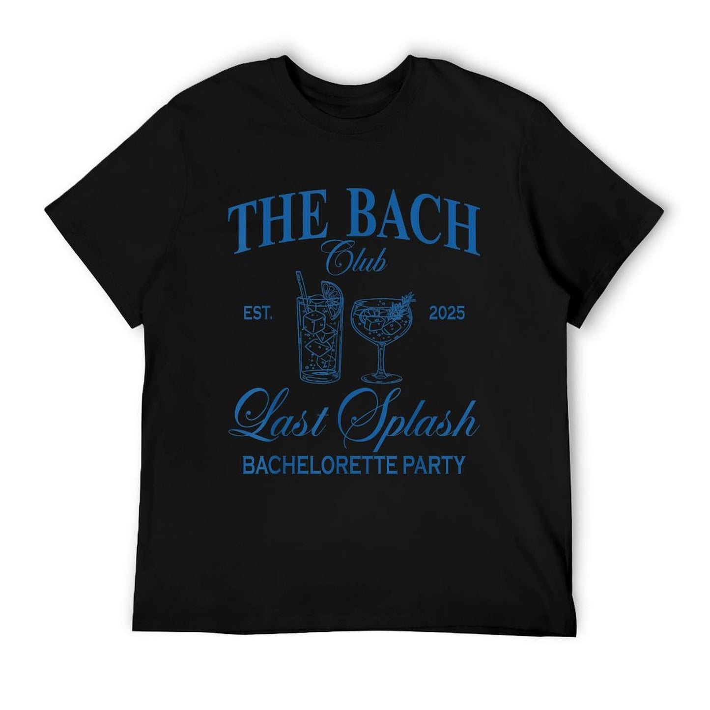 The Bach Club 2025 Last Splash Beach Bachelorette Party T-Shirt
