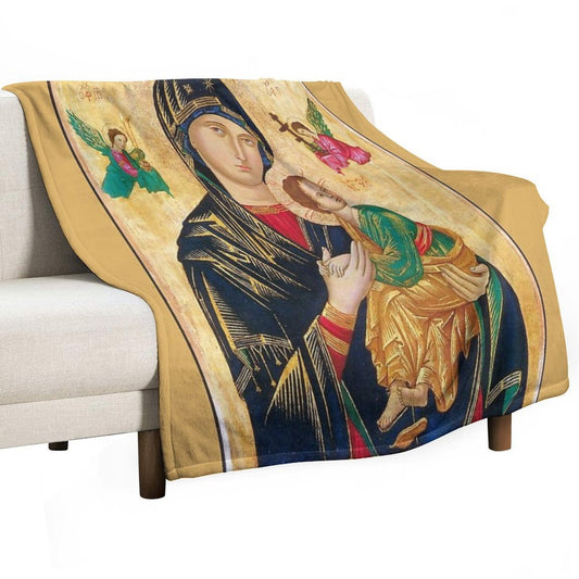 Our Lady of Perpetual Help 1 Throw Blanket