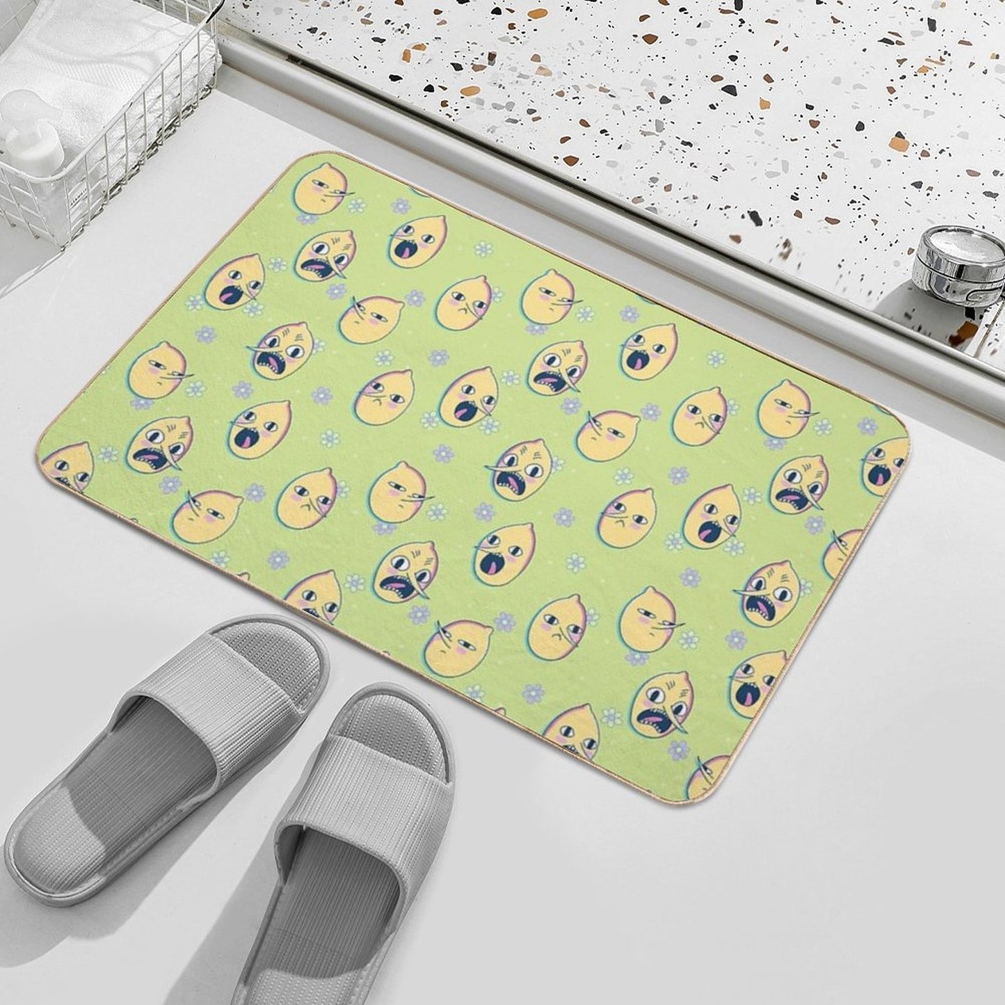 Earl of Lemongrab (Adventure Time) Multi-Purpose Bath Mat