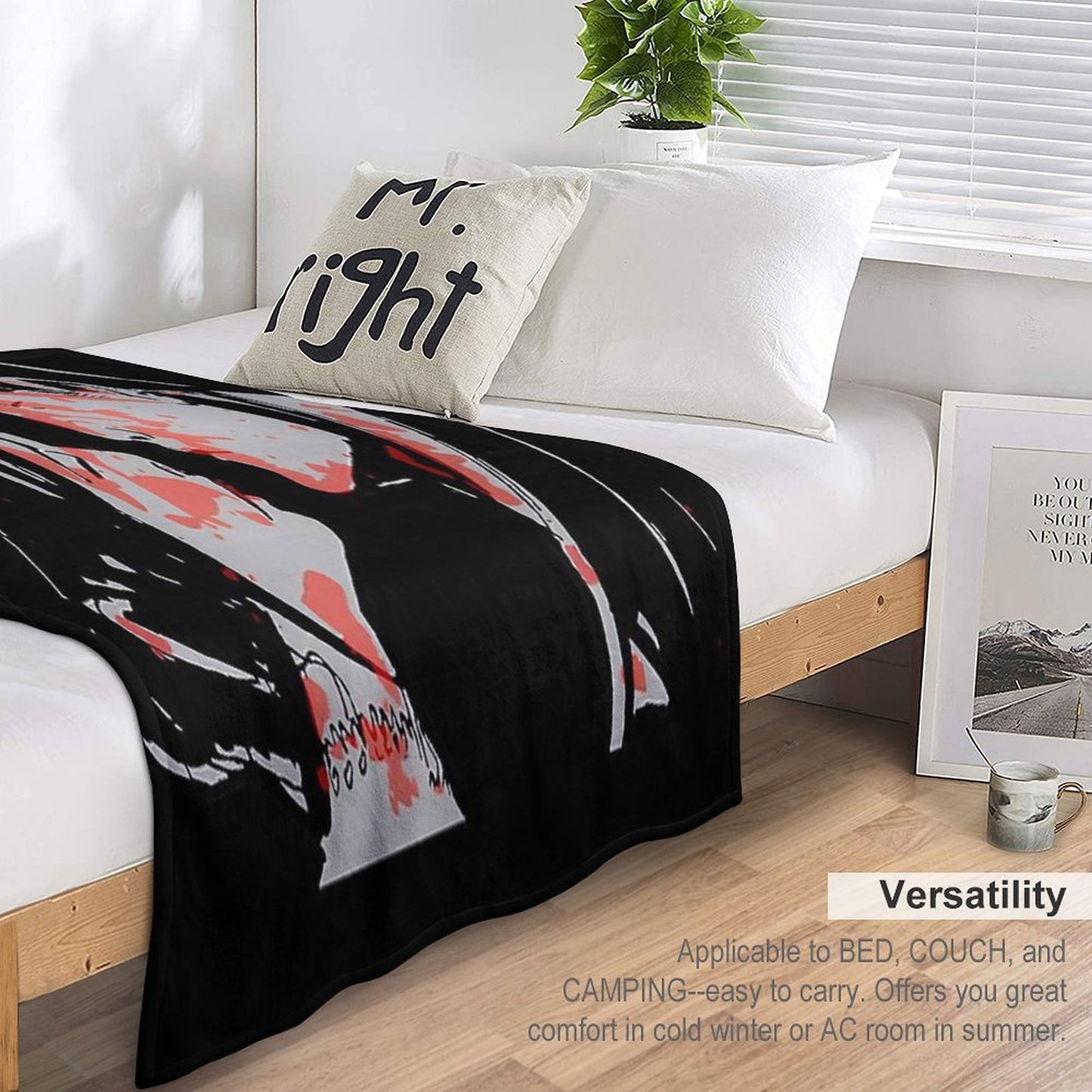 Loves Black Parade Mcr Throw Blanket