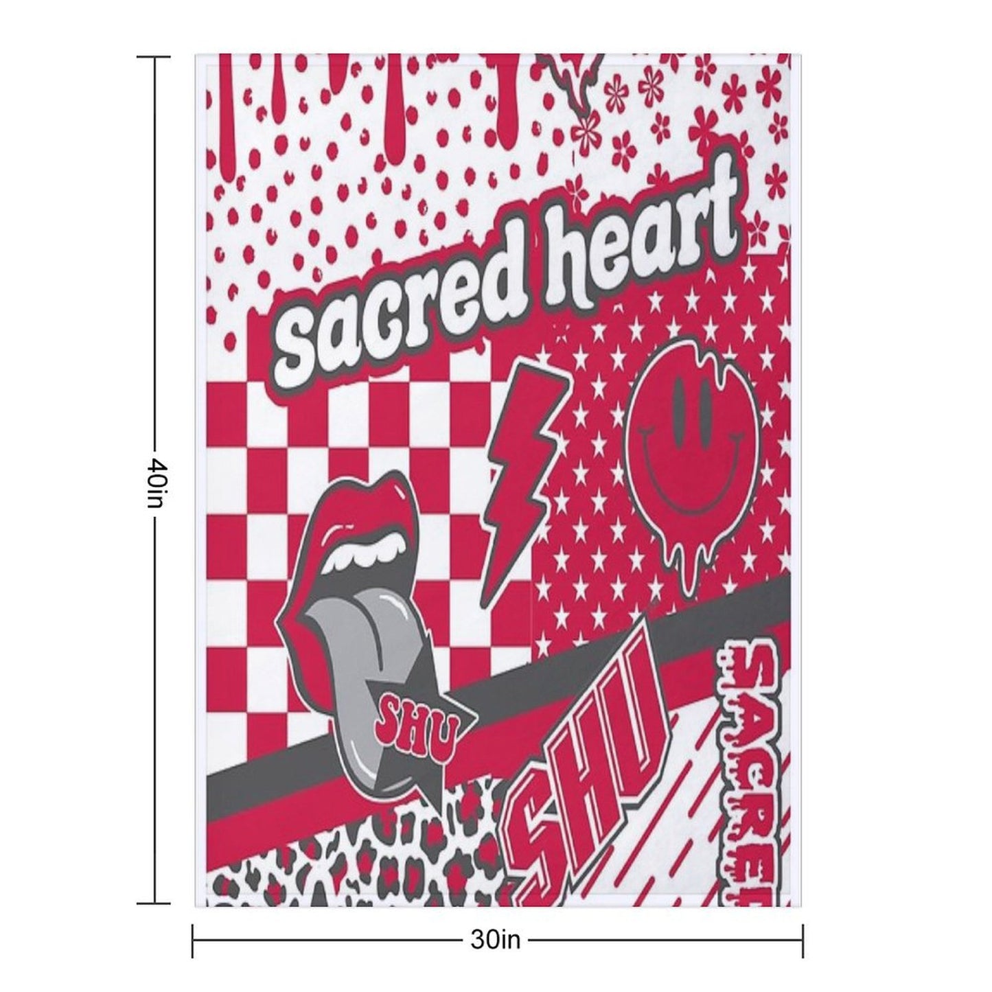 Sacred Heart Throw Blanket