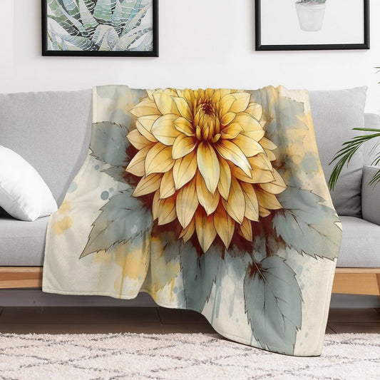 Dahlia Throw Blanket