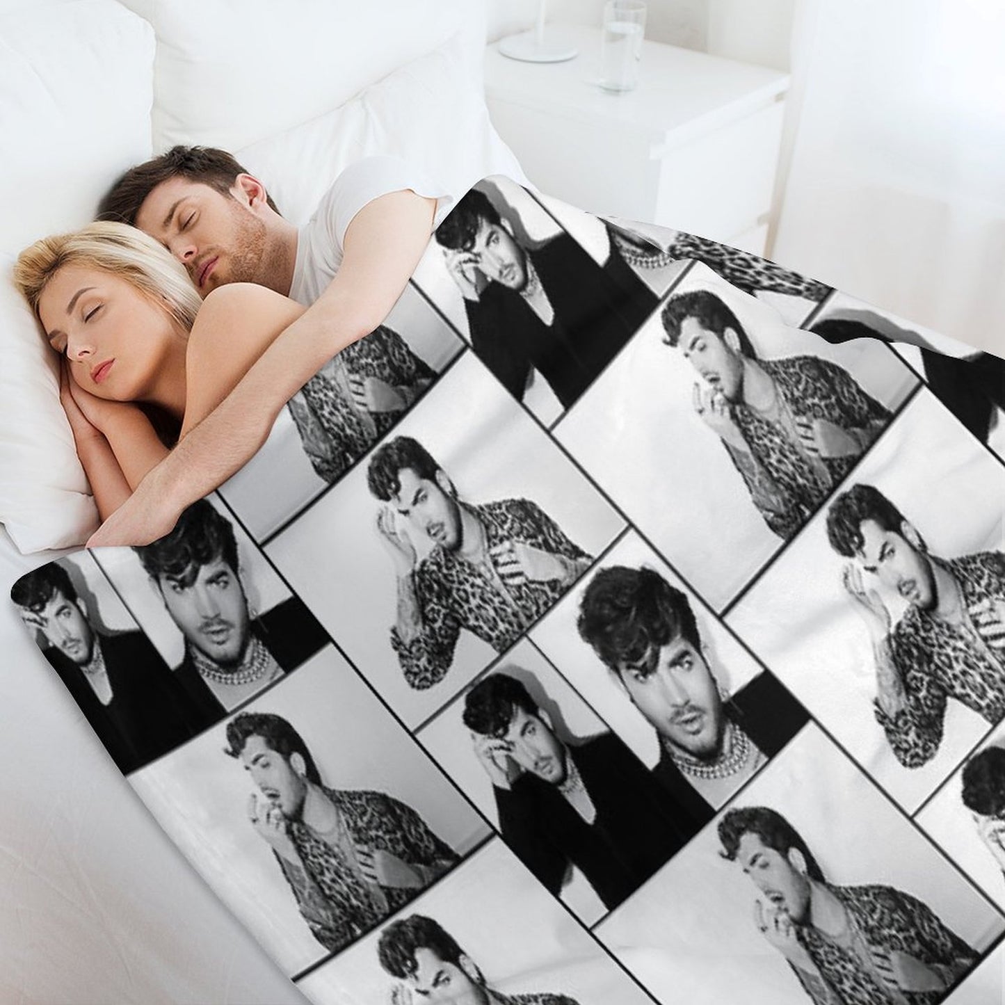 Stunning Adam Lambert Throw Blanket