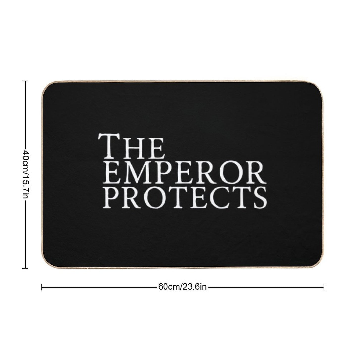 The Emperor Protects Bath Mat