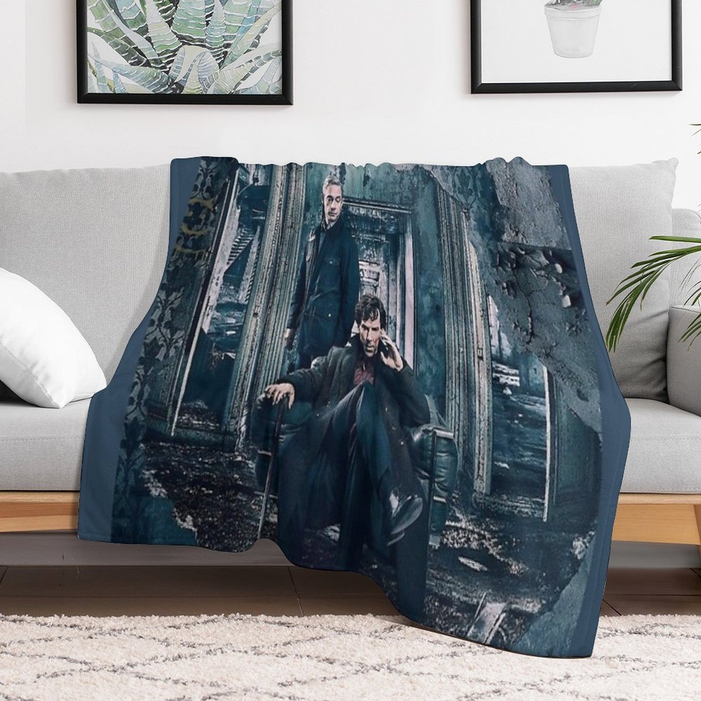 BBC Sherlock Throw Blanket