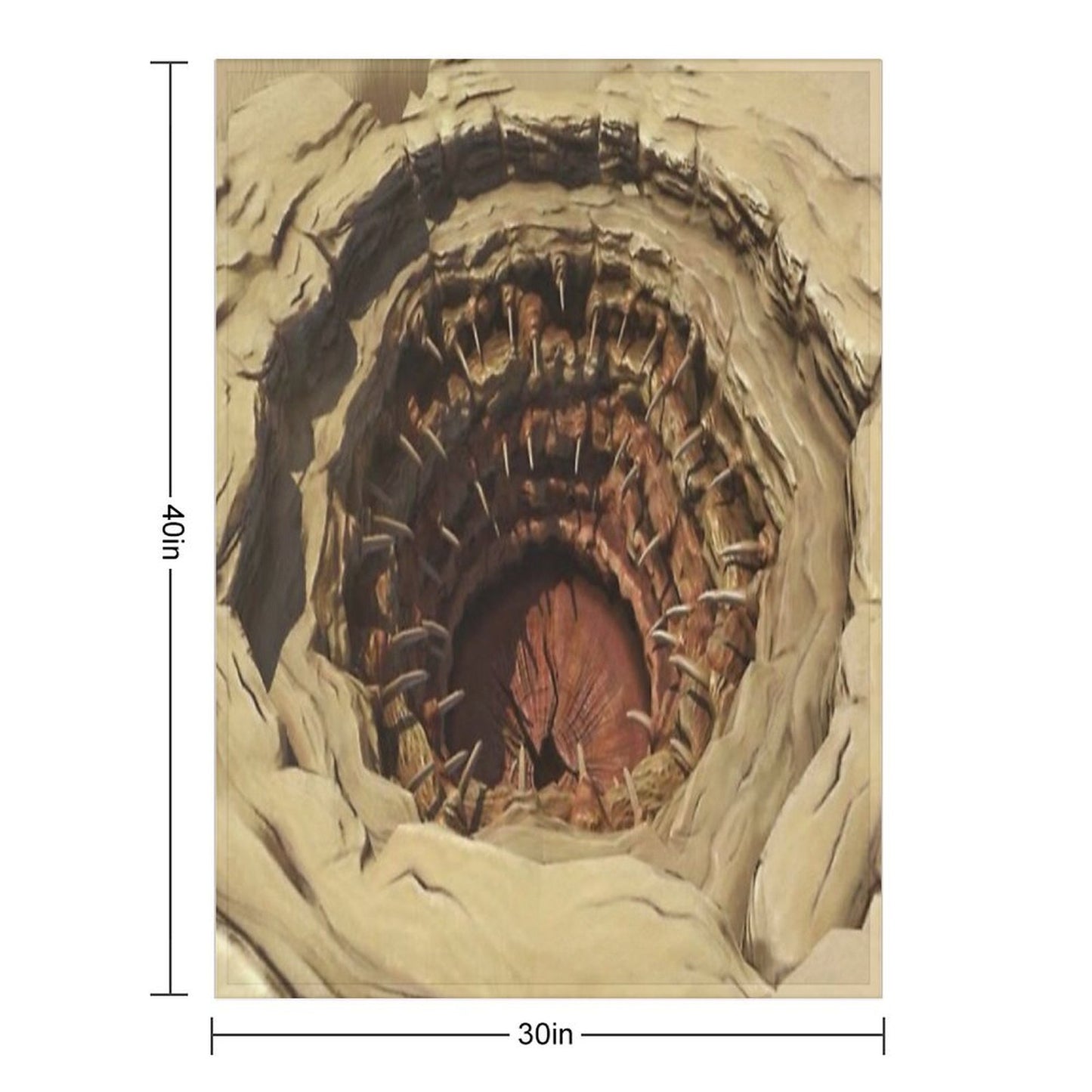 The Sarlacc Pit Throw Blanket