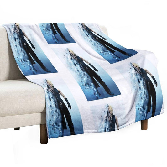 Final Fantasy VII - Sephiroth And Cloud Throw Blanket