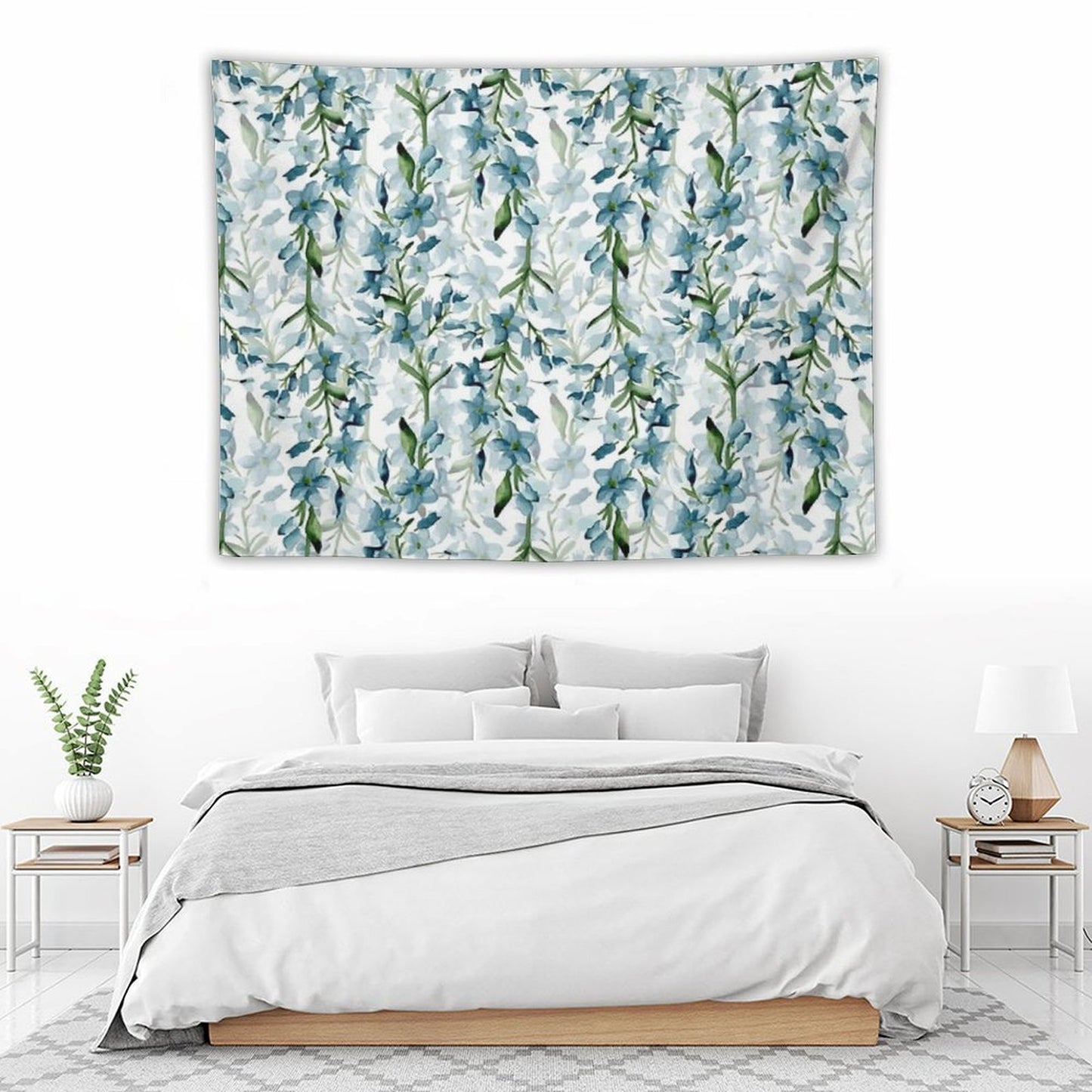 Blue Branches Tapestry