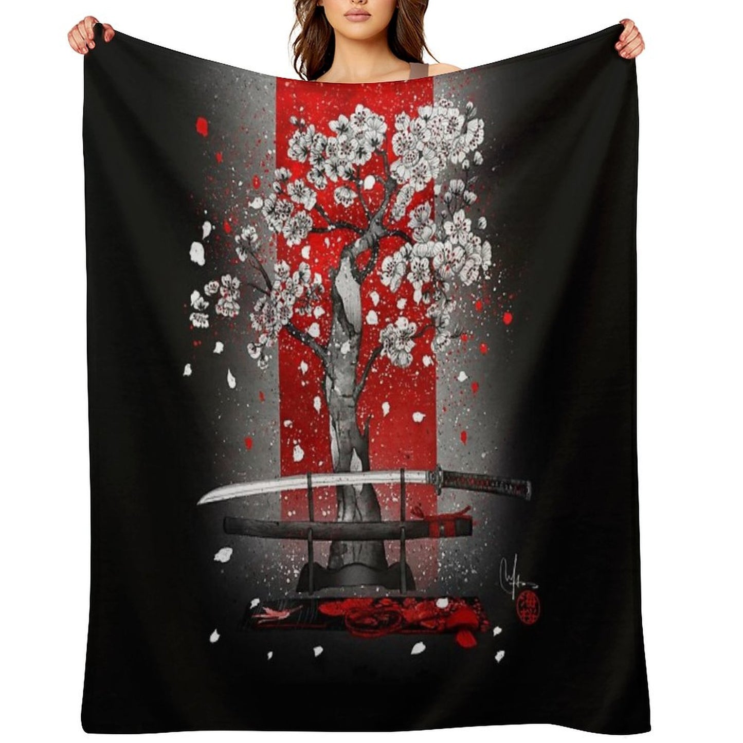 Samurai Throw Blanket