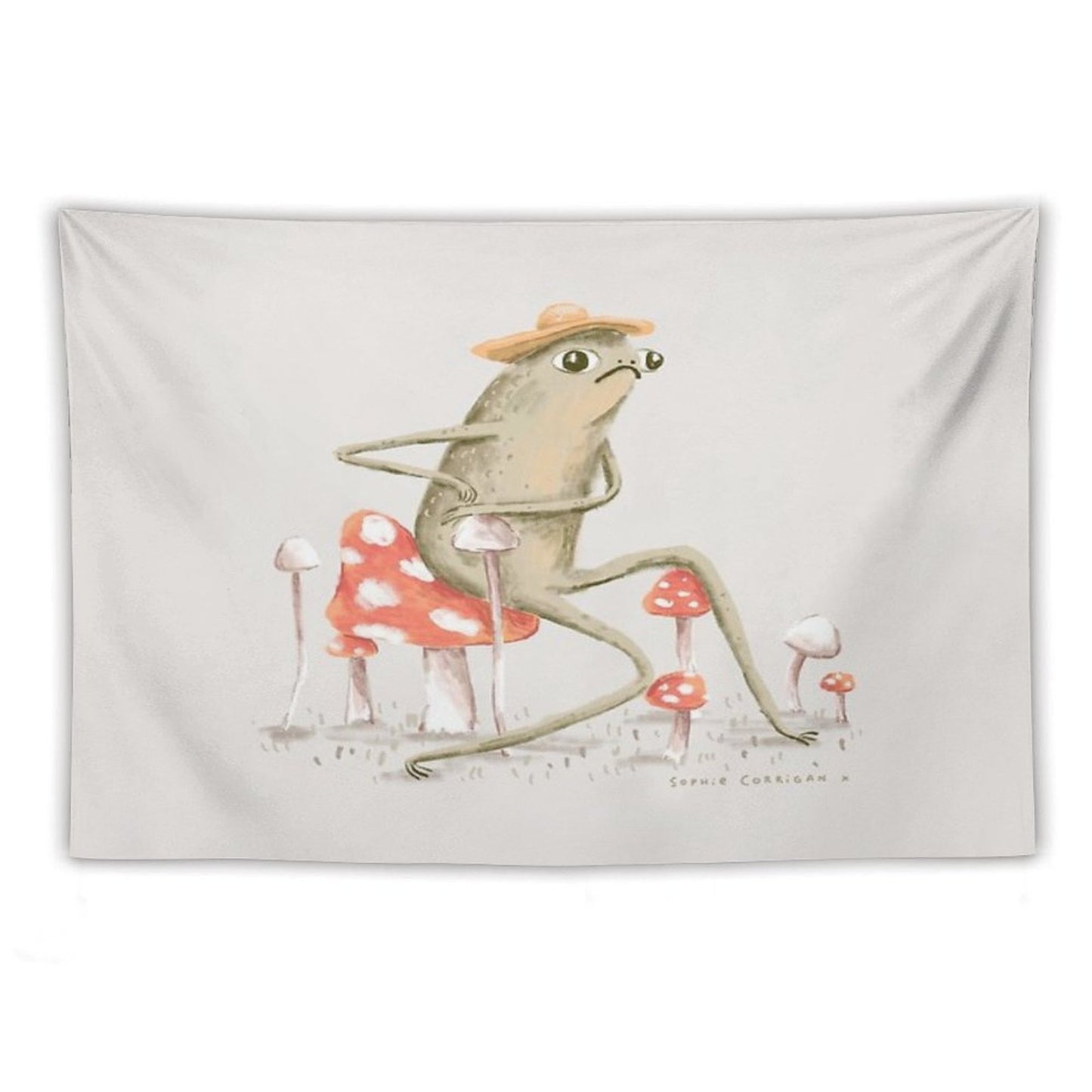 Awkward Toad Tapestry