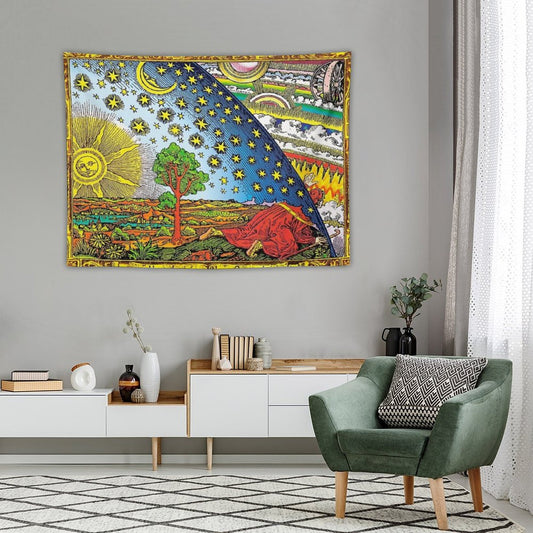 Flammarion Engraving in Color Tapestry