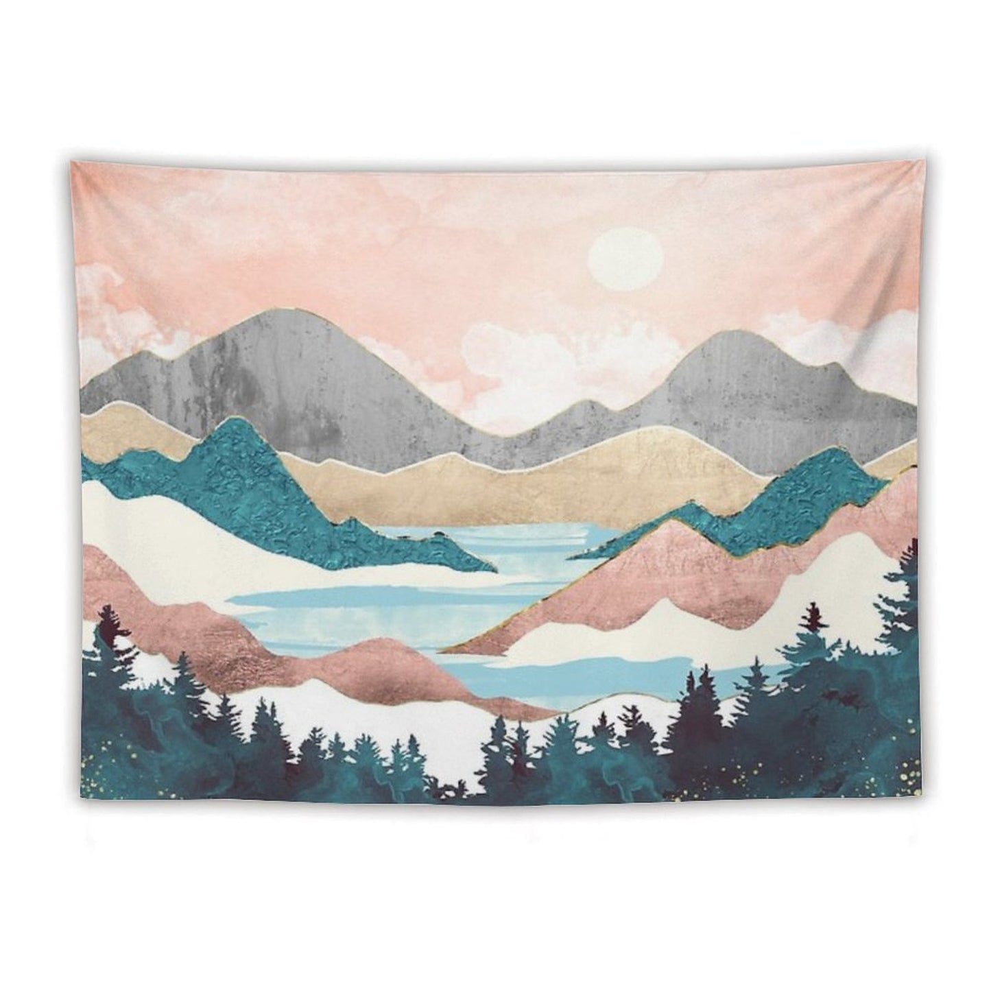 Lake Sunrise Tapestry