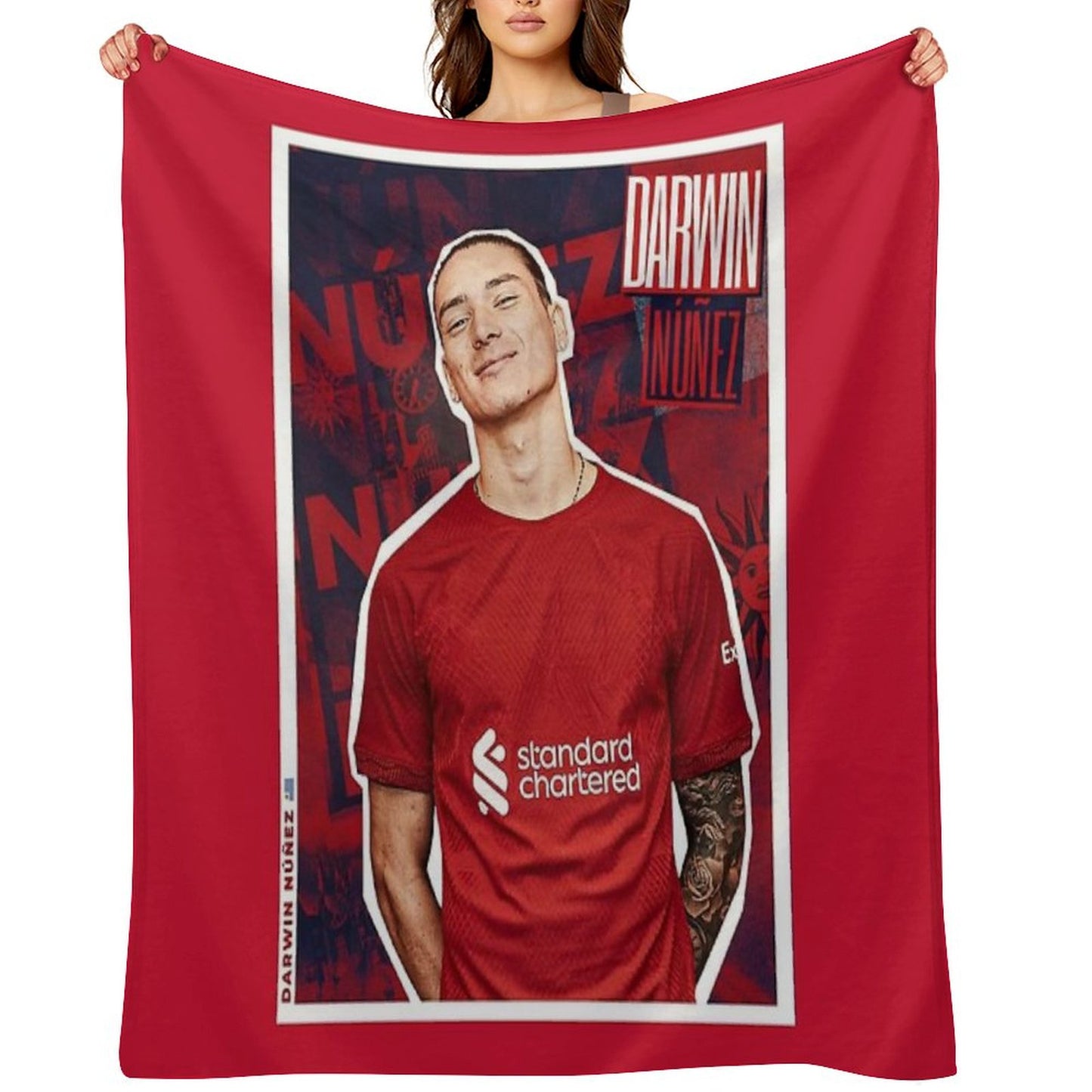 Darwin Nunez 27 Throw Blanket