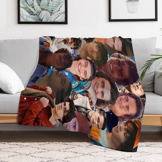 Charlie Gillespie Photo Collage Throw Blanket