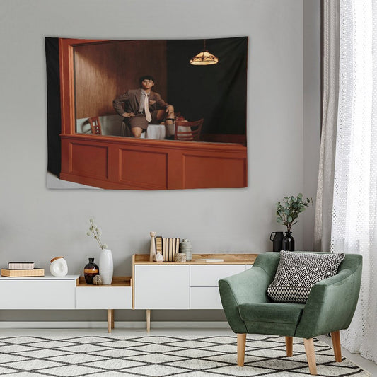 Backflips in A Restaurant Tapestry