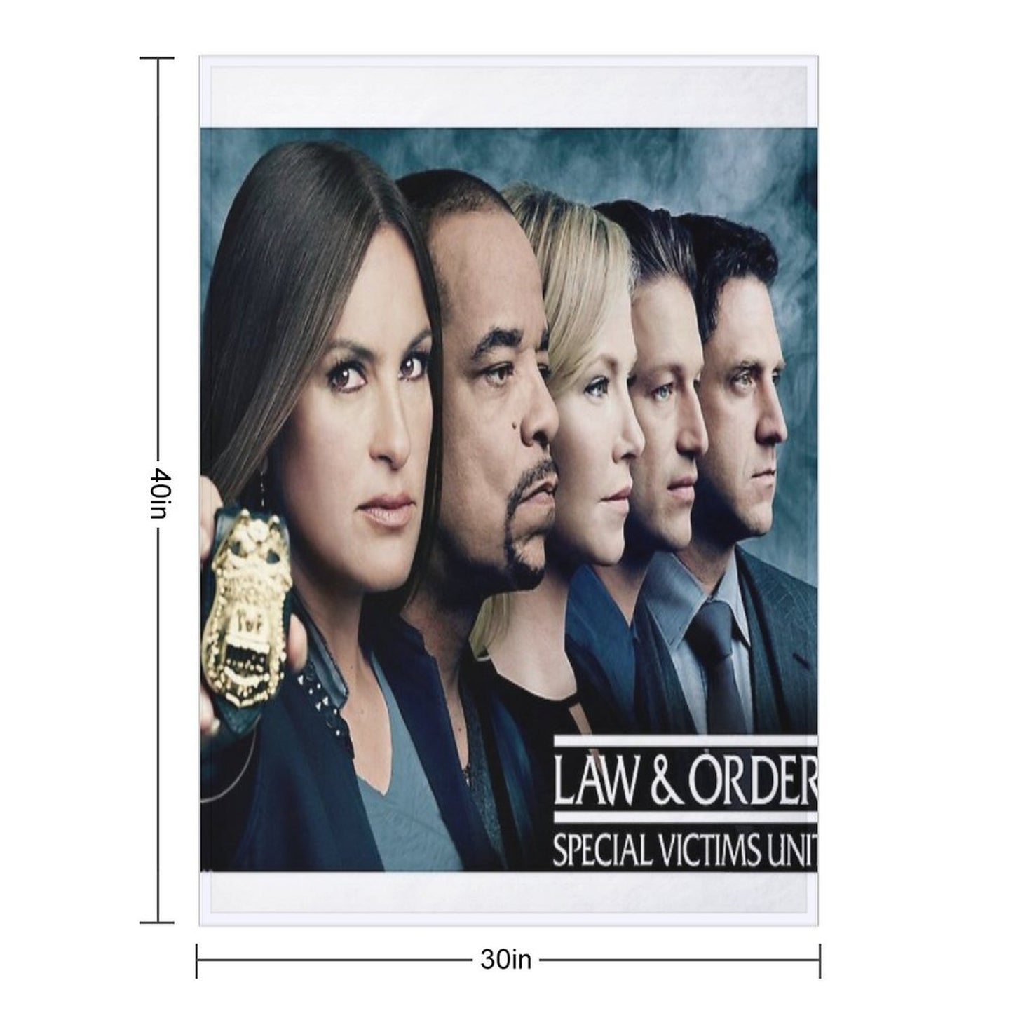 Law & Order SVU Team Throw Blanket