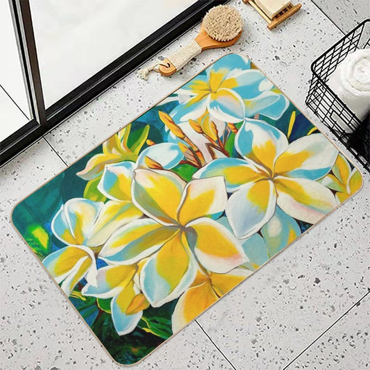 Plumeria Bath Mat