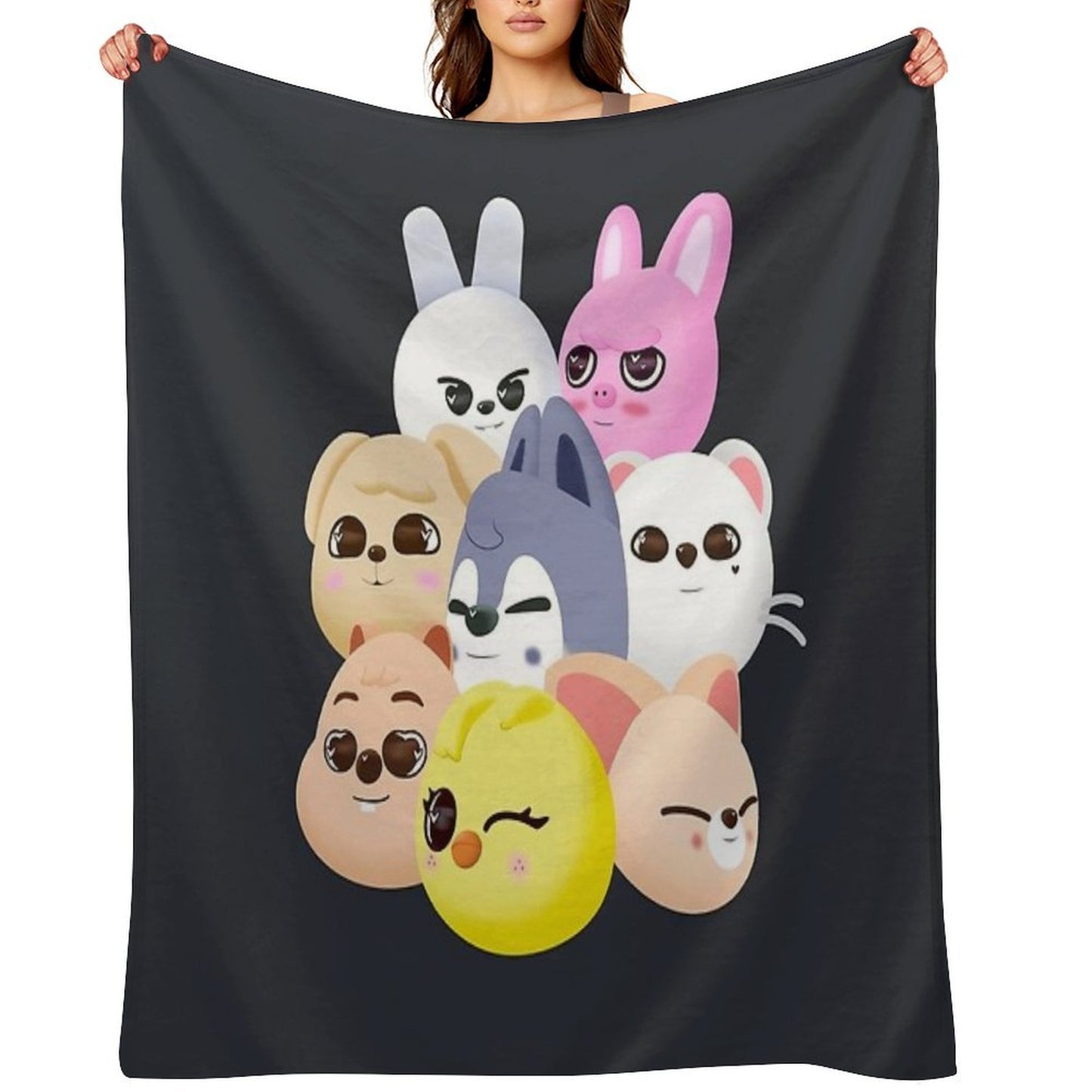 SKZOO Stray Kids SKZ Throw Blanket