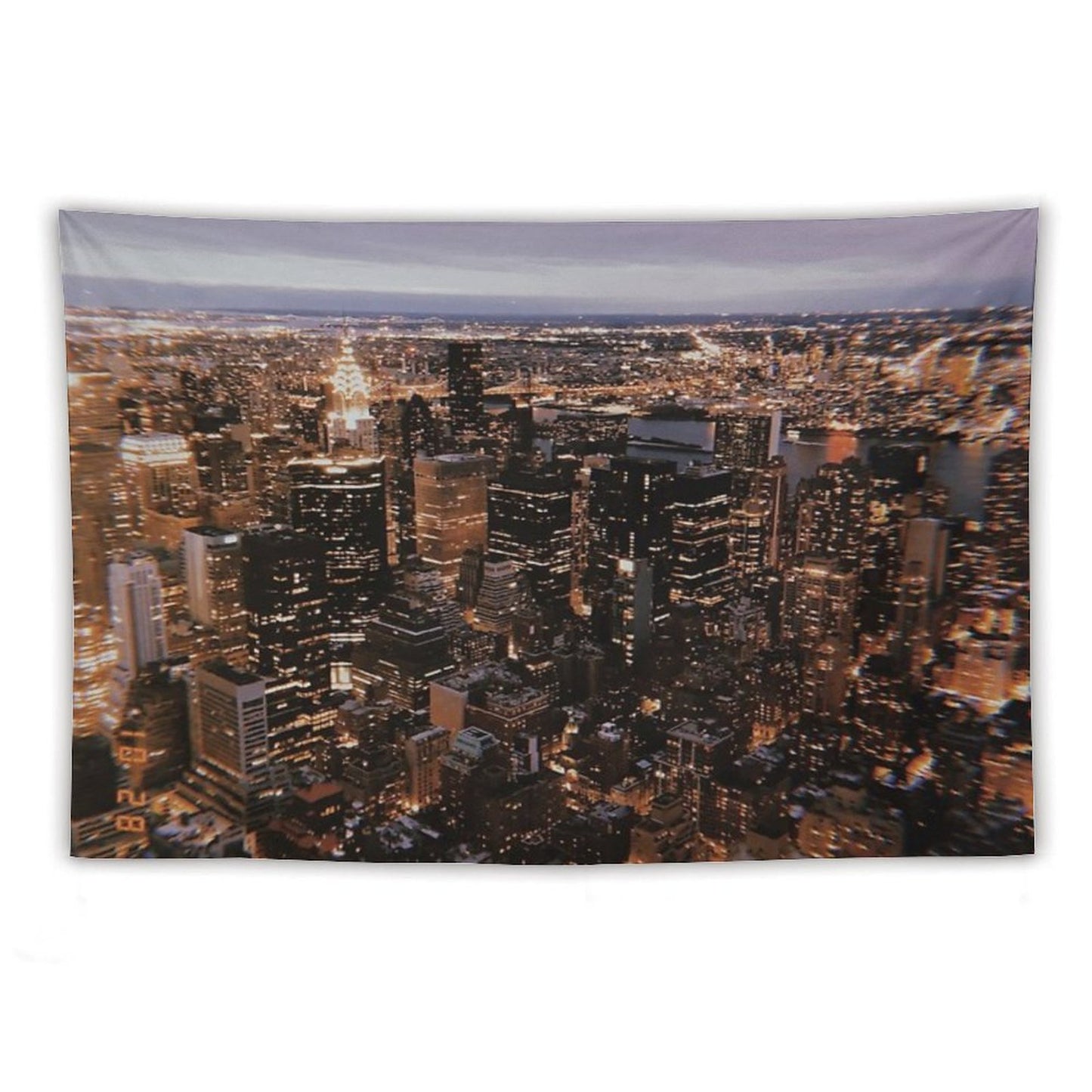 New York at Night Tapestry