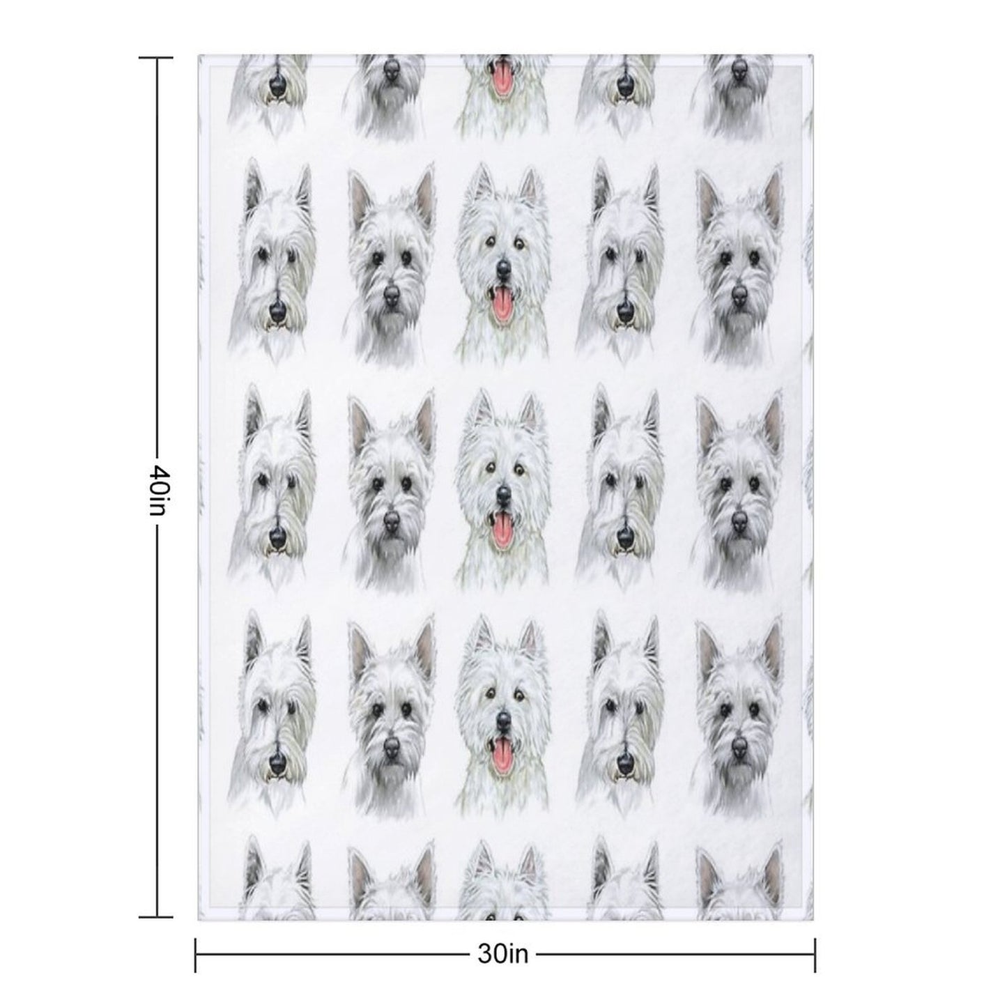 Westies Throw Blanket