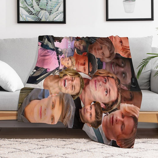 Owen Joyner Photo Collage Throw Blanket