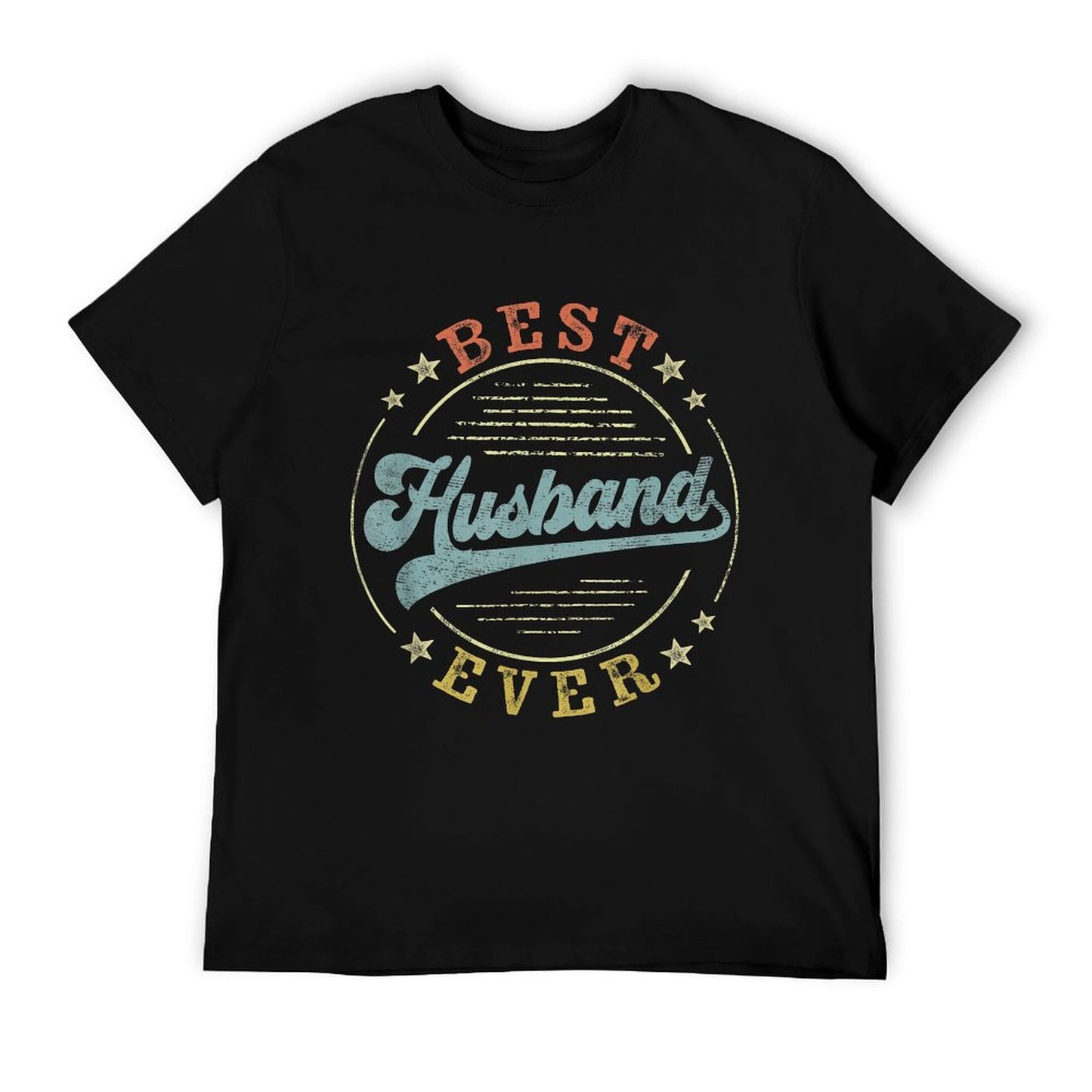 Best Husband Ever Father's Day Husband Gifts Vintage Emblem T-Shirt