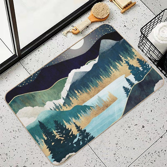Star Lake Bath Mat