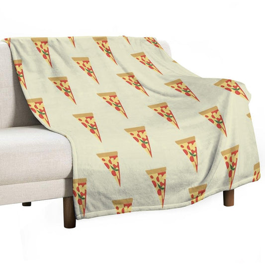 Pepperoni Pizza And Margherita Pizza Throw Blanket