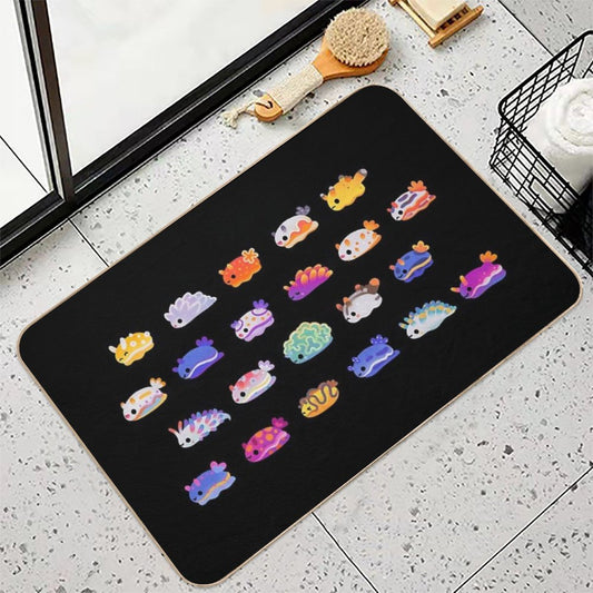 Sea Slug Day Bath Mat
