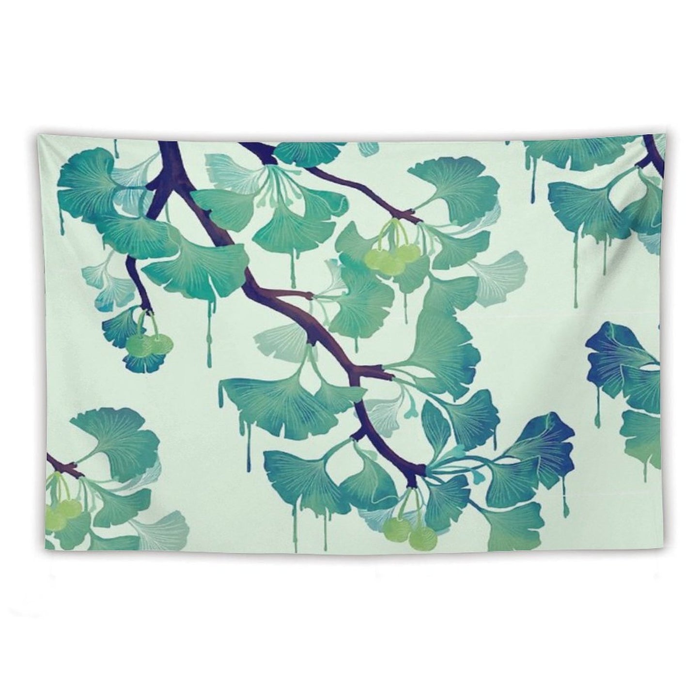 O Ginkgo (in Green) Tapestry