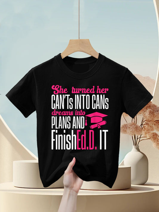 Doctor of Education Ed.D. Doctorate Graduation Kids T-Shirt