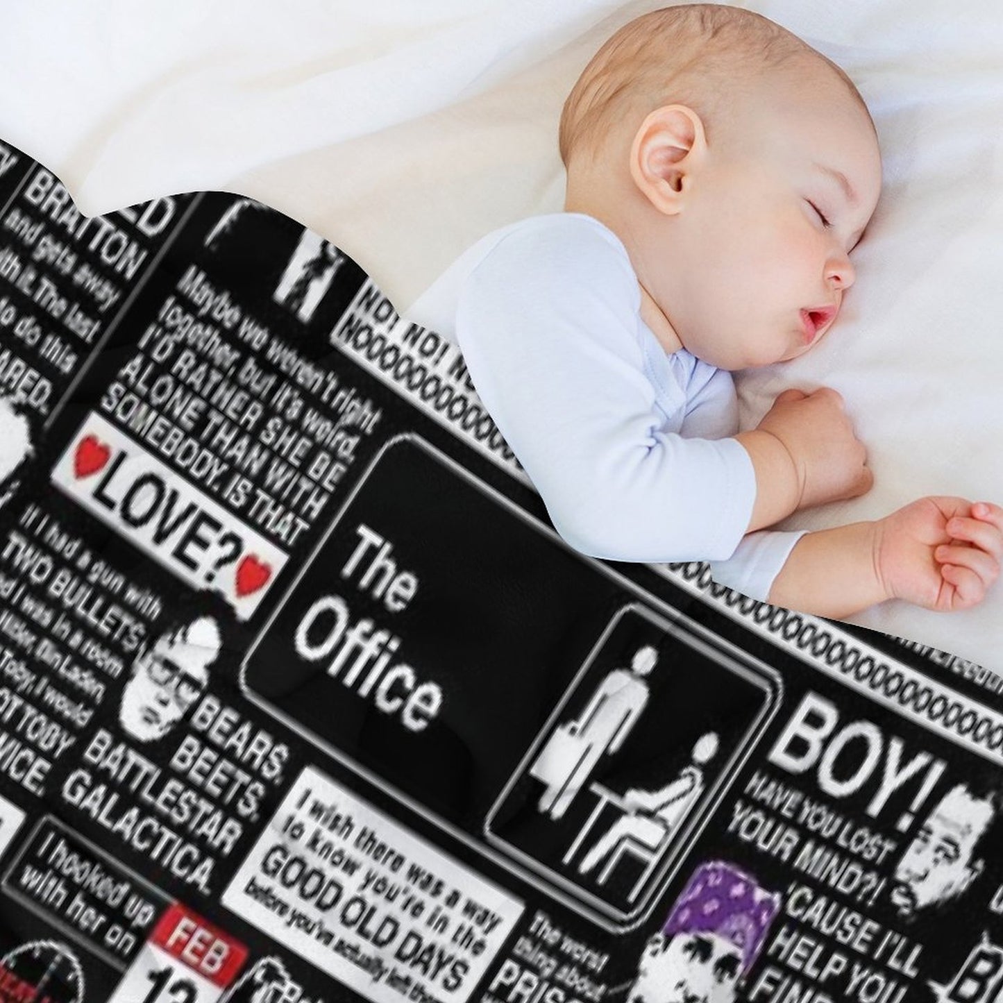 Wise Words From The Office - The Office Quotes Throw Blanket