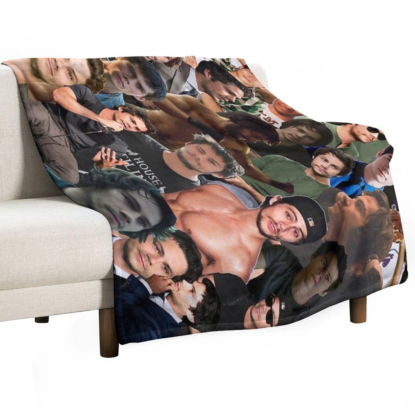 Dylan O’Brien Photo Collage Throw Blanket
