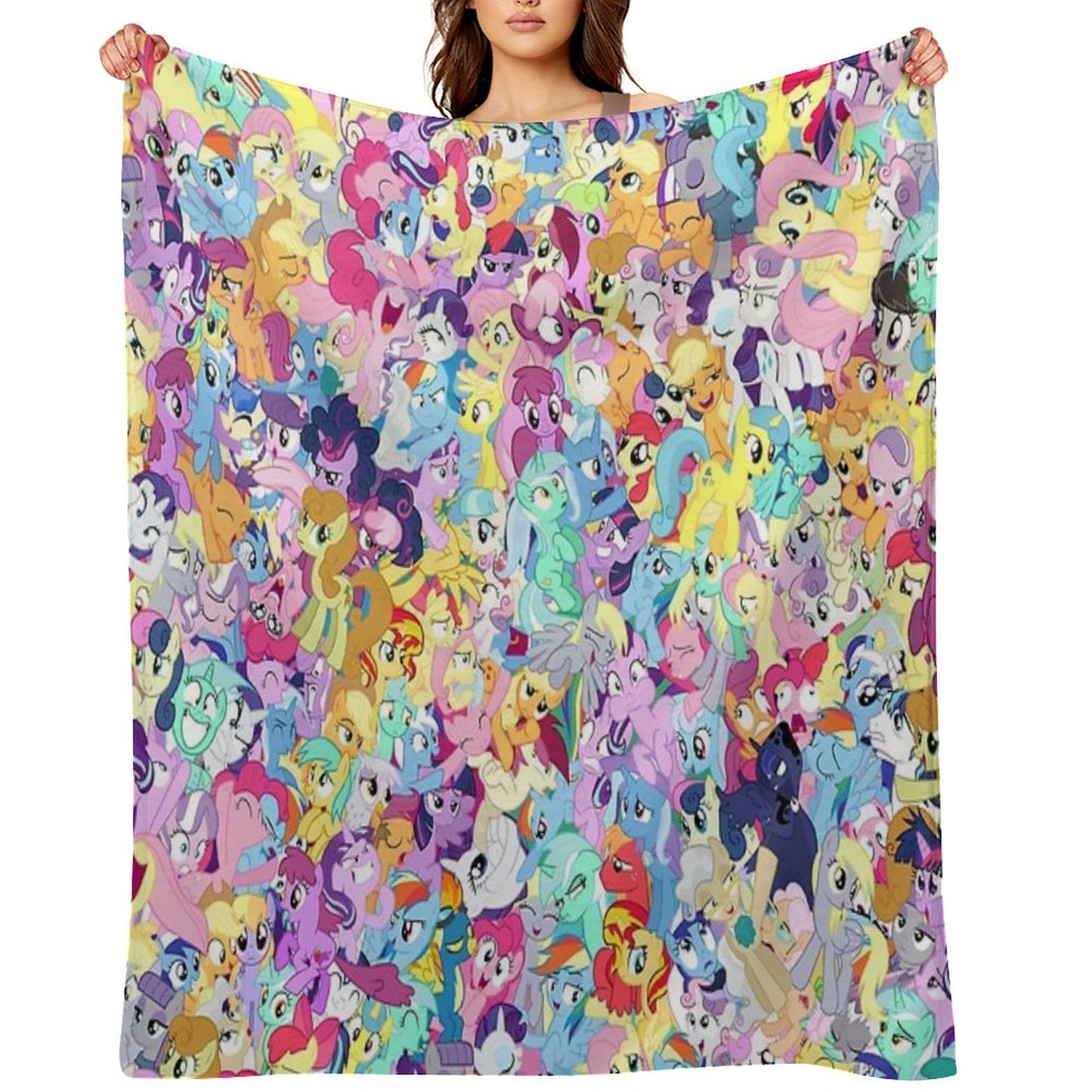 Everypony Mess Throw Blanket