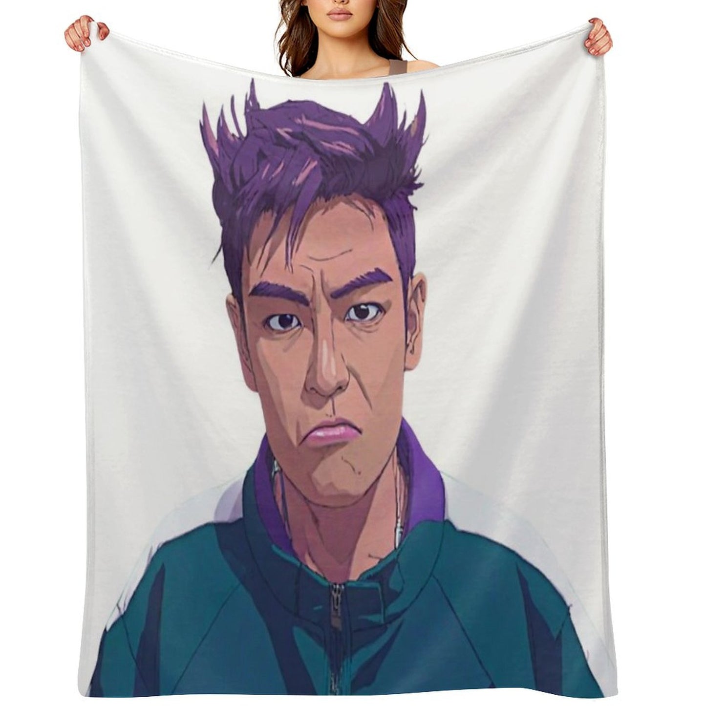 Thanos Player 230 Squid Game Throw Blanket