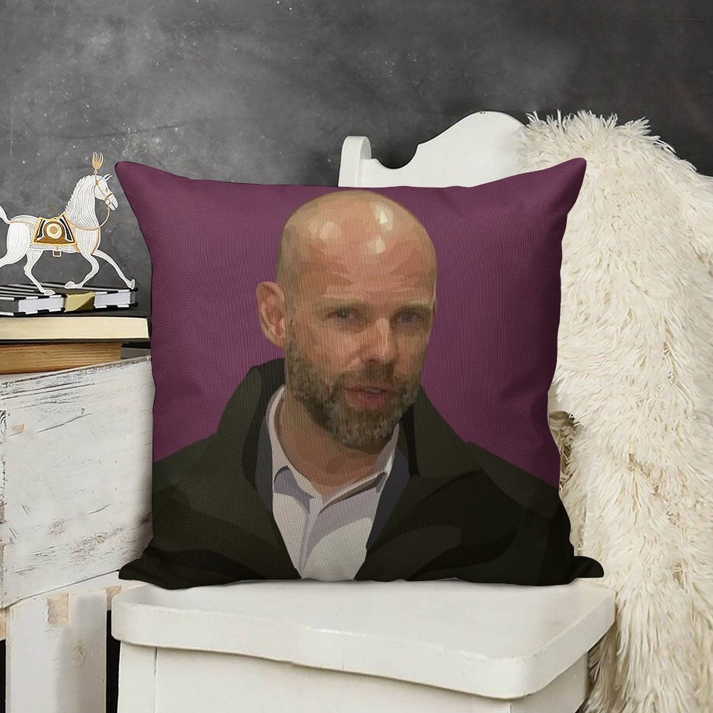 Jeroen Weimar – Victoria’s Commander of The Pandemic Response Linen Throw Pillow Cover
