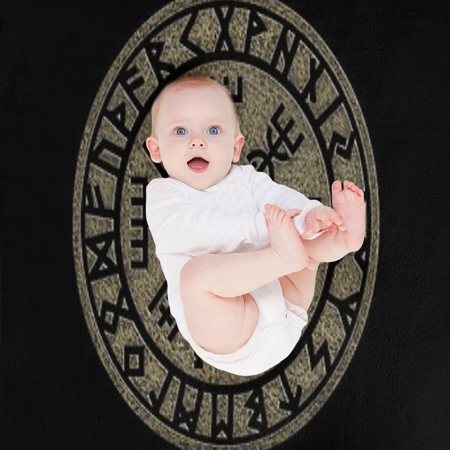 Vegvisir, Viking Compass, Norse, Symbol, Protection, Nordic, Vikings Throw Blanket