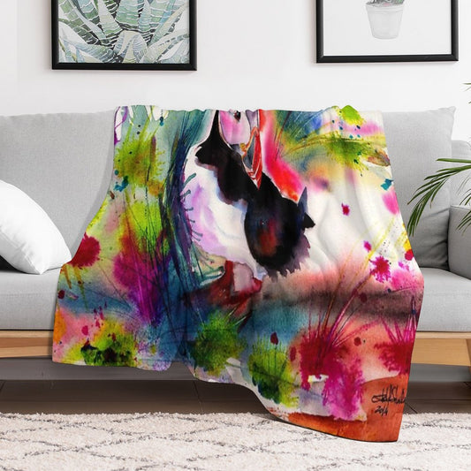 Puffin Throw Blanket