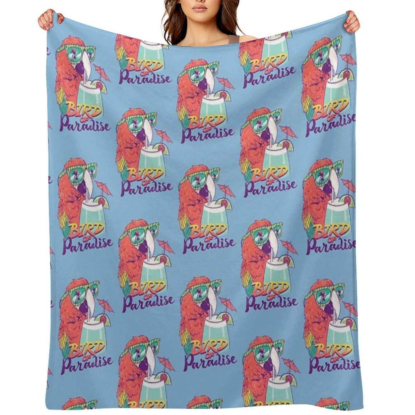 Bird Of Paradise Throw Blanket