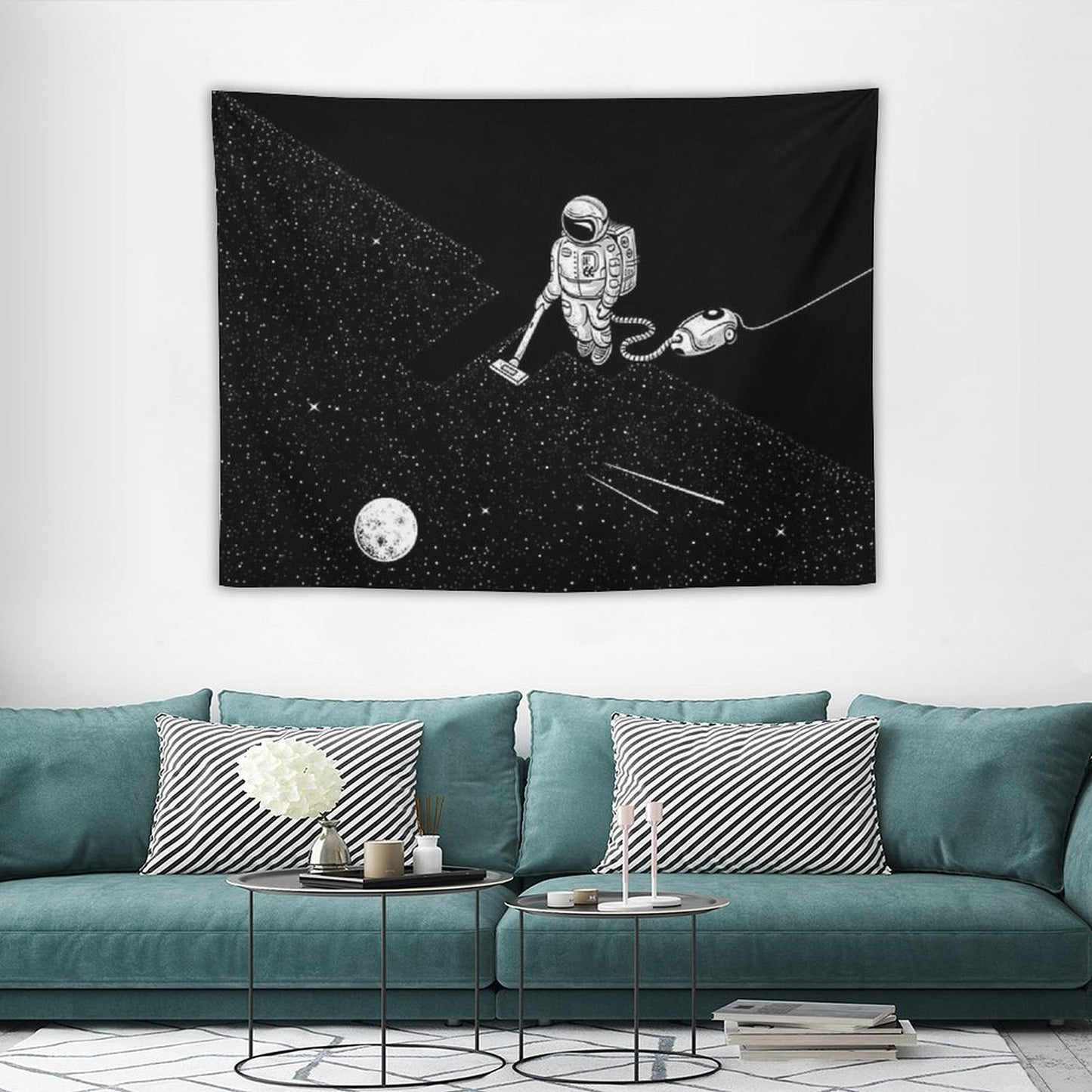 Space Cleaner Tapestry