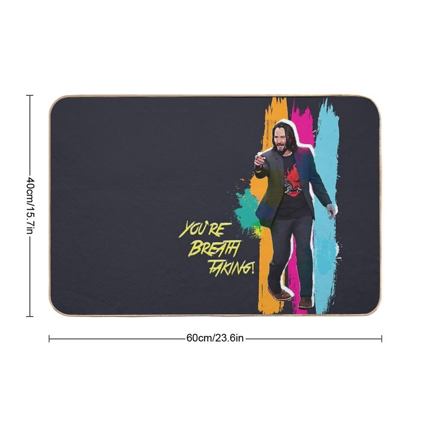 You're Breathtaking Bath Mat