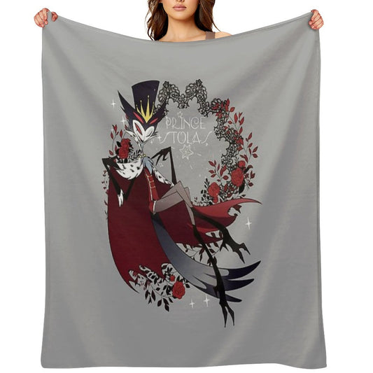Helluva Boss Stolas Throw Blanket