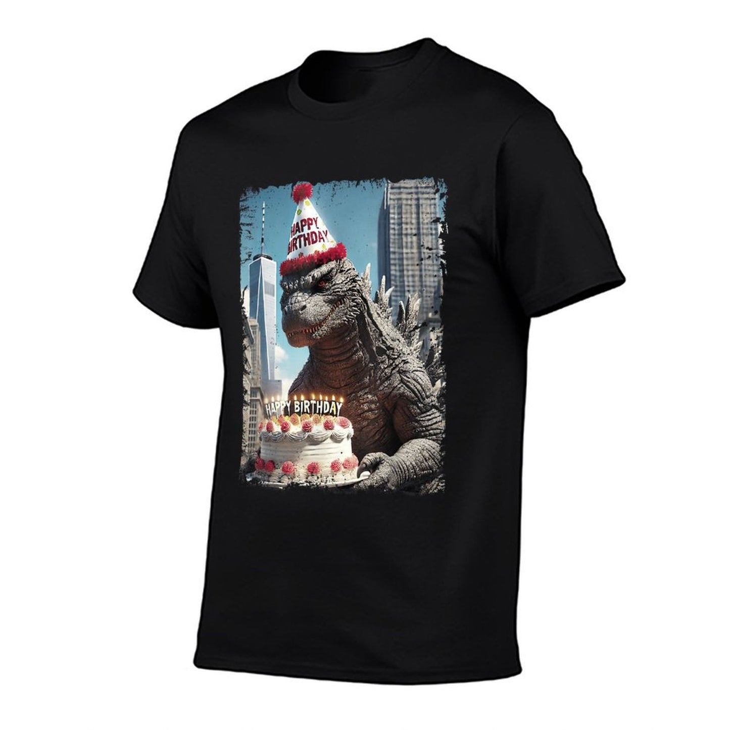 Kaiju Birthday Shirt Japanese Movie Bday Party Monster T-Shirt