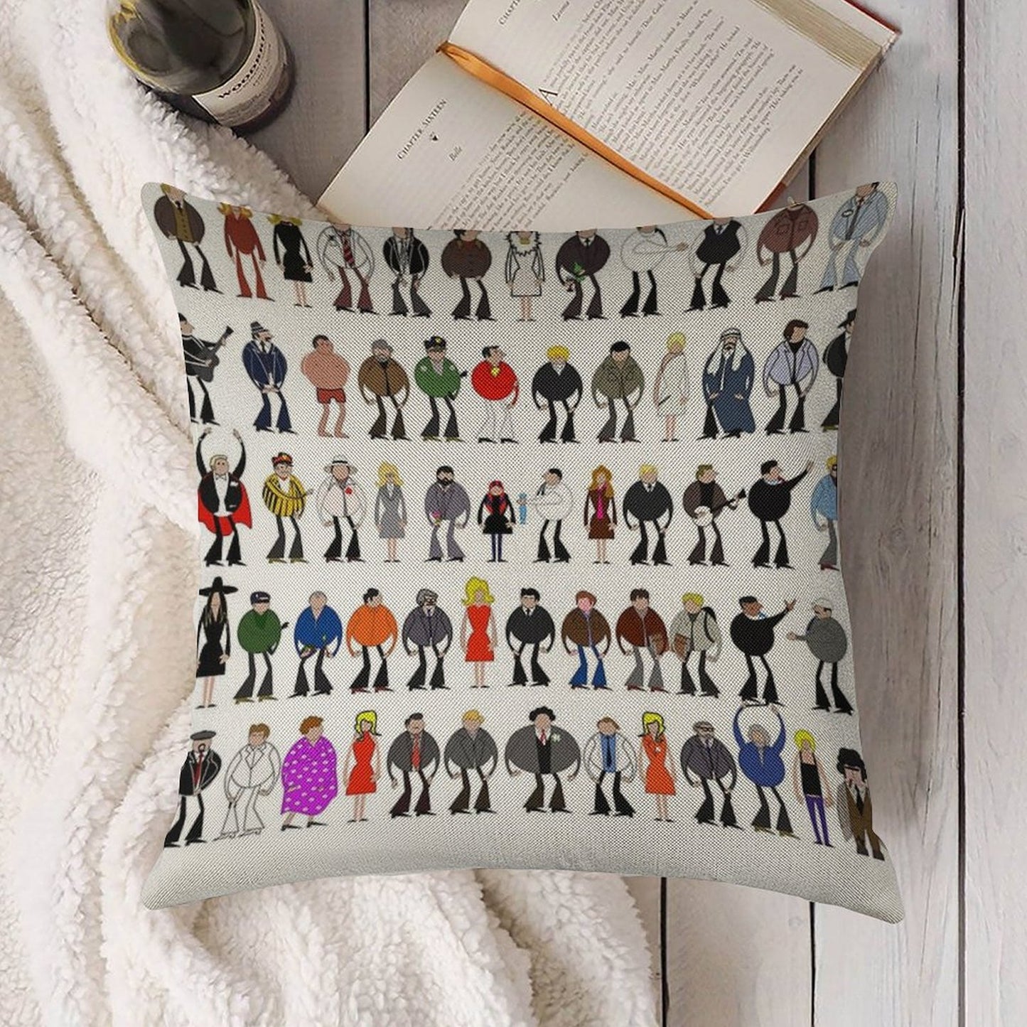 Columbo - The Murderers Linen Throw Pillow Cover