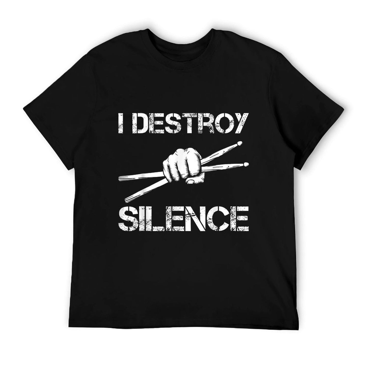 Drummer Art Drumsticks Men Women Drum Set Drumming Lovers T-Shirt