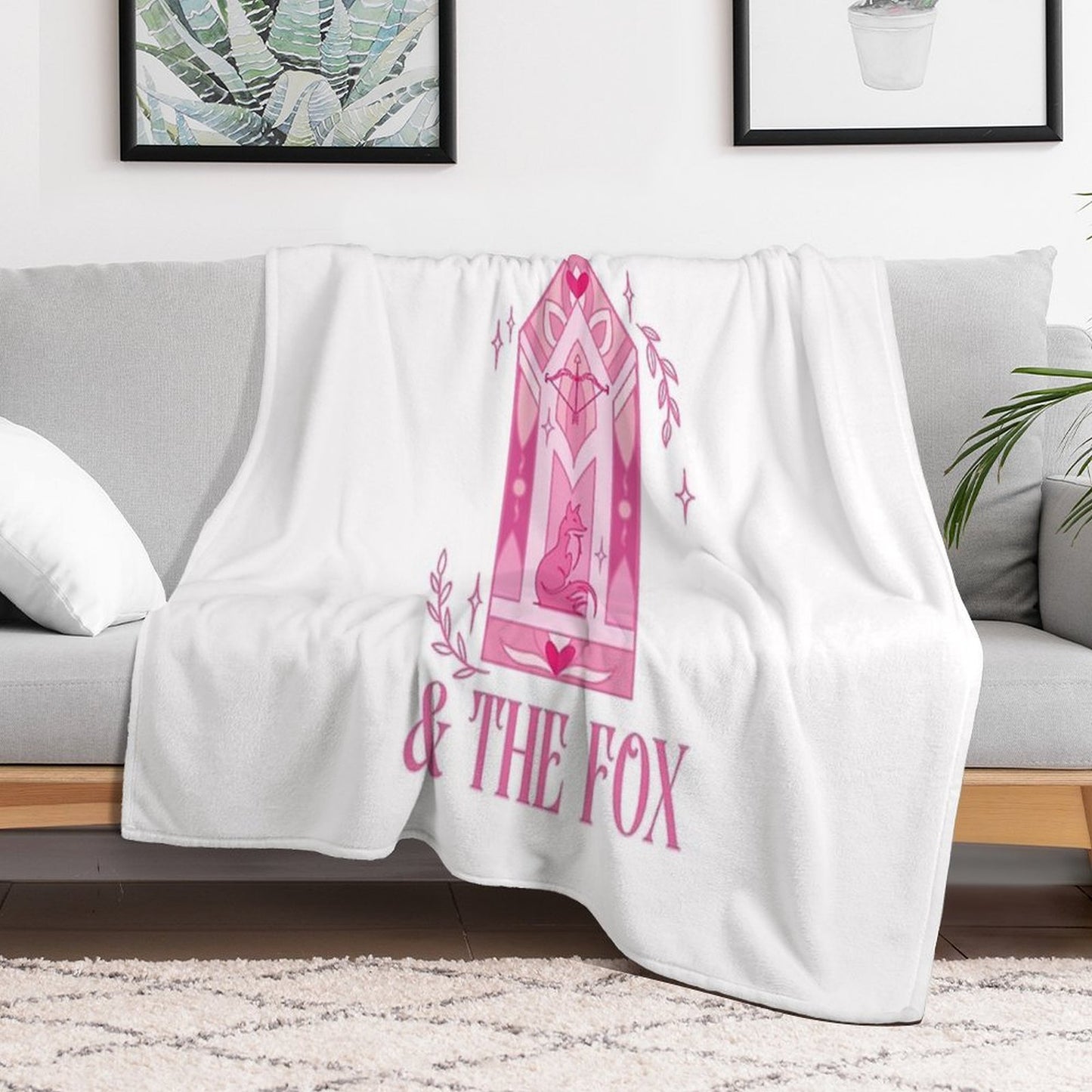 The Archer And The Fox - Once Upon A Broken Heart Throw Blanket