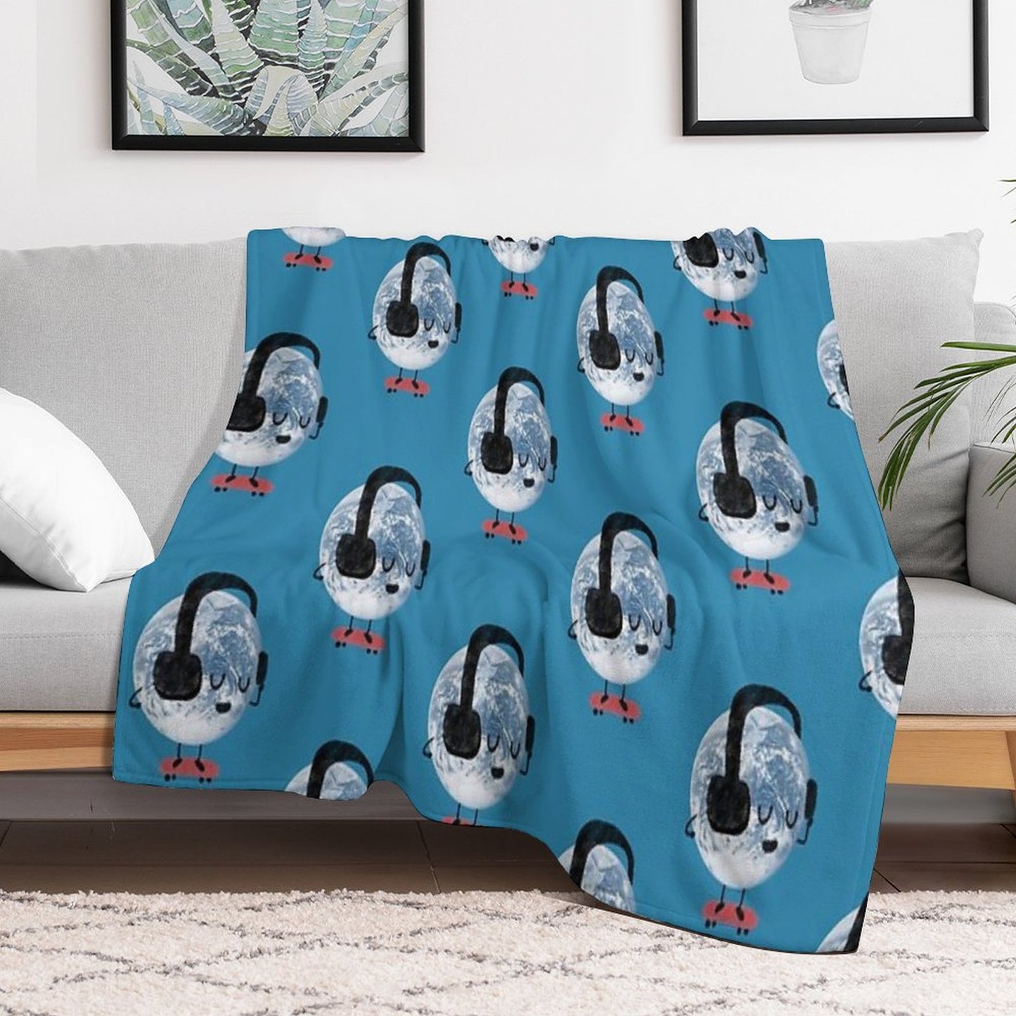World Music Throw Blanket