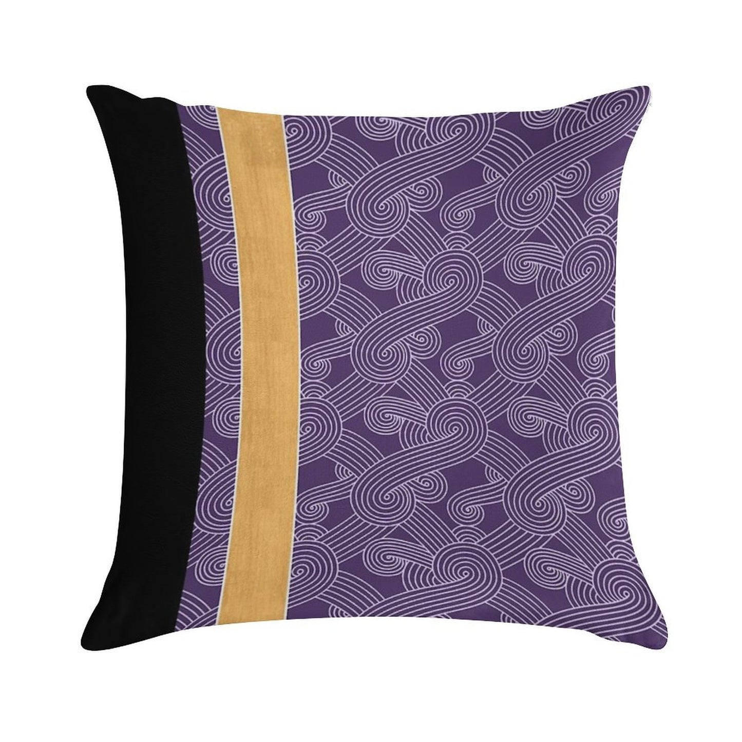 Quarian Swirls Soft Washable Throw Pillow