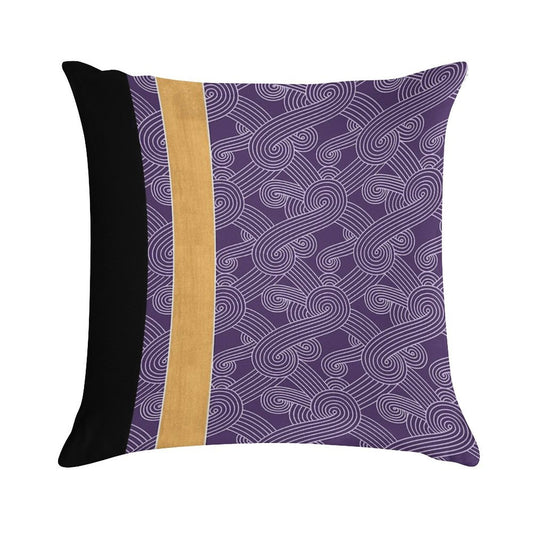 Quarian Swirls Soft Washable Throw Pillow